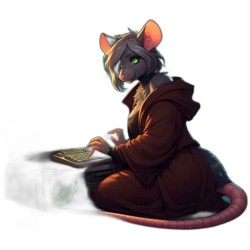 staff, jacket, concept art, cyberpunk transparent PNG cut-out
