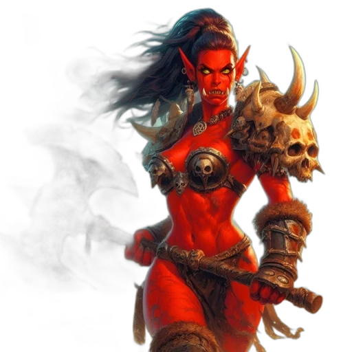 fantasy art, concept art, comic book art, fire transparent PNG cut-out