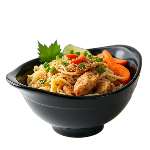 food, 3d render, photorealistic, black transparent PNG cut-out