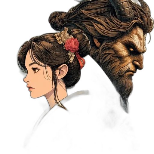 hair, crown, face, mask transparent PNG cut-out