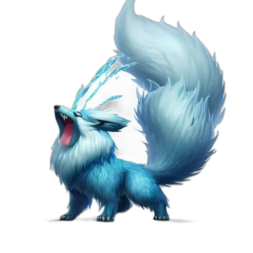 creature, animal, staff, hair transparent PNG cut-out