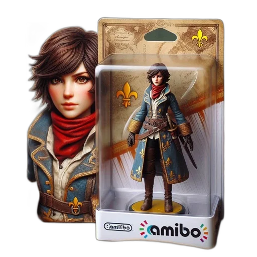 concept art, fantasy art, nintendo, amiibo transparent PNG cut-out