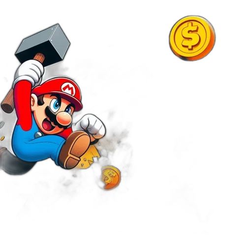 pixel art, concept art, 3d render, comic book art transparent PNG cut-out
