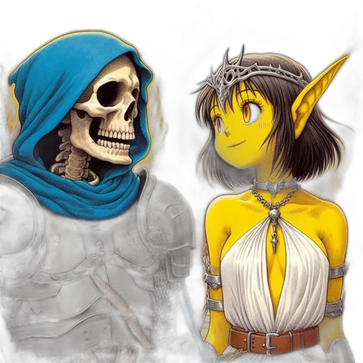 mask, fantasy art, concept art, comic book art transparent PNG cut-out