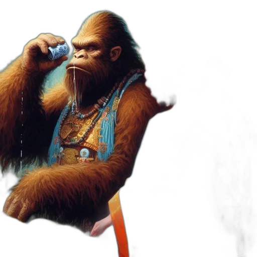 staff, creature, concept art, fantasy art transparent PNG cut-out