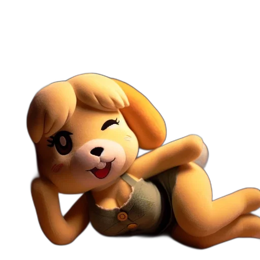 animal, creature, staff, 3d render transparent PNG cut-out