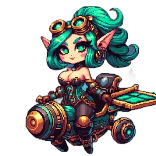 staff, weapon, robot, pixel art transparent PNG cut-out