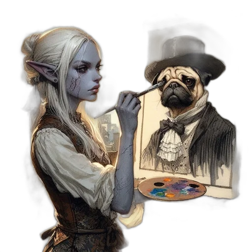 staff, mask, face, creature transparent PNG cut-out