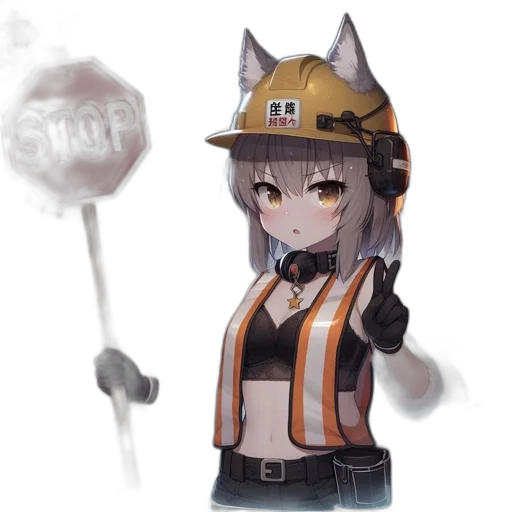 staff, weapon, robot, hat transparent PNG cut-out