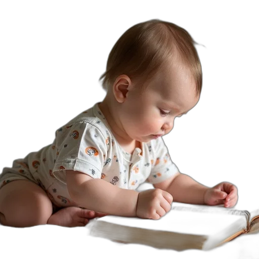 photorealistic, baby, daily, logbook transparent PNG cut-out