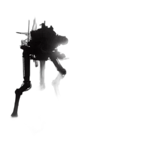 robot, weapon, staff, creature transparent PNG cut-out