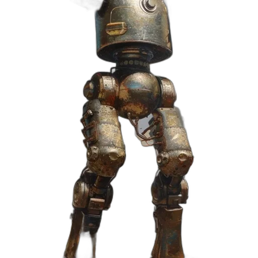 robot, staff, weapon, mask transparent PNG cut-out