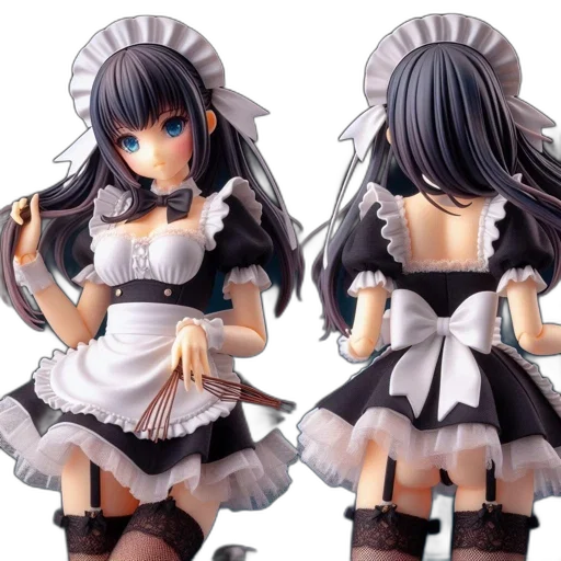 dress, 3d render, concept art, anime transparent PNG cut-out