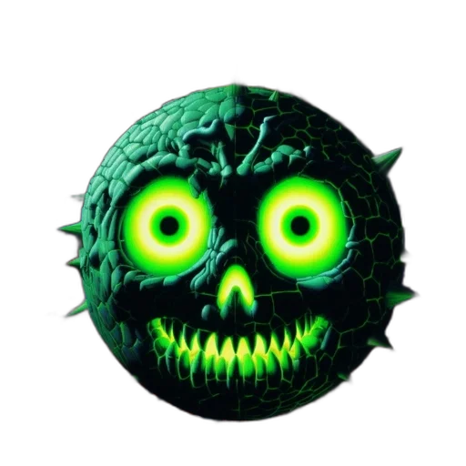 mask, staff, creature, face transparent PNG cut-out