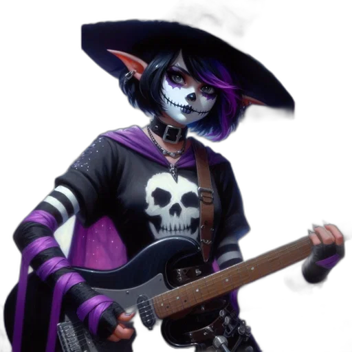 staff, jacket, mask, weapon transparent PNG cut-out