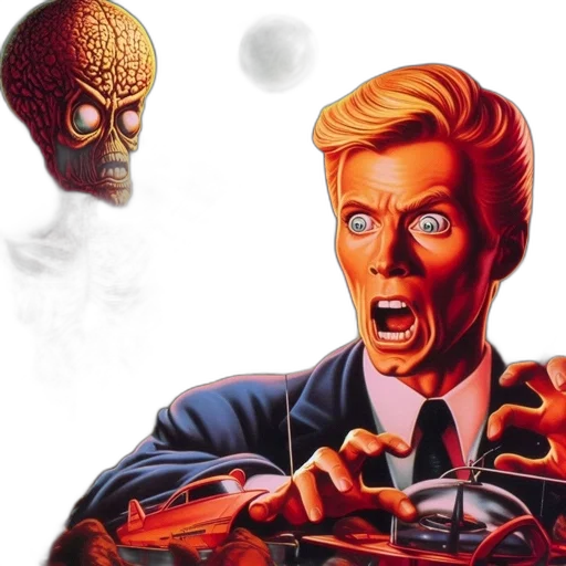mask, comic book art, concept art, outer space transparent PNG cut-out