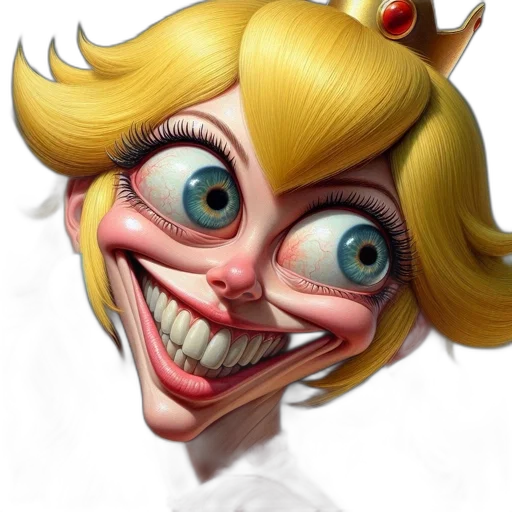 face, crown, mask, concept art transparent PNG cut-out