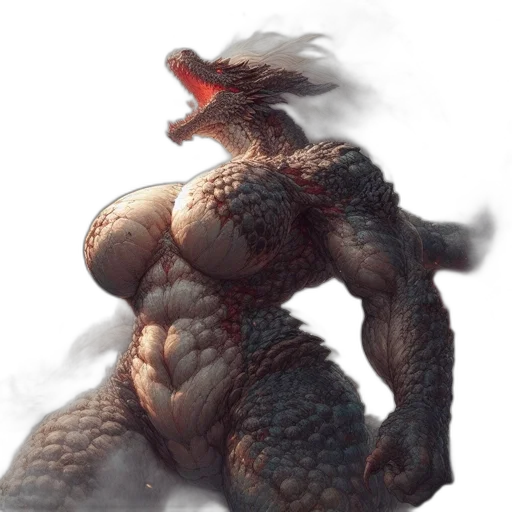 dragon, creature, animal, weapon transparent PNG cut-out