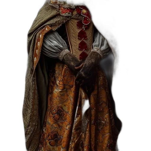 jacket, dress, mask, staff transparent PNG cut-out