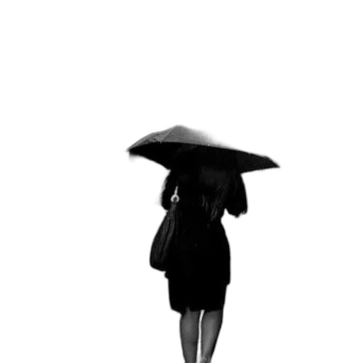 umbrella, dress, hat, staff transparent PNG cut-out