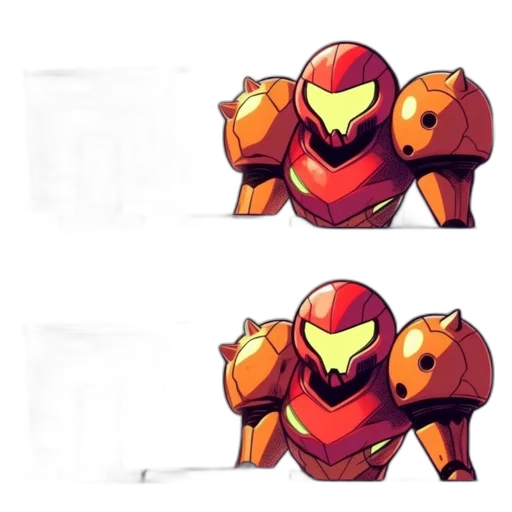 robot, mask, weapon, concept art transparent PNG cut-out