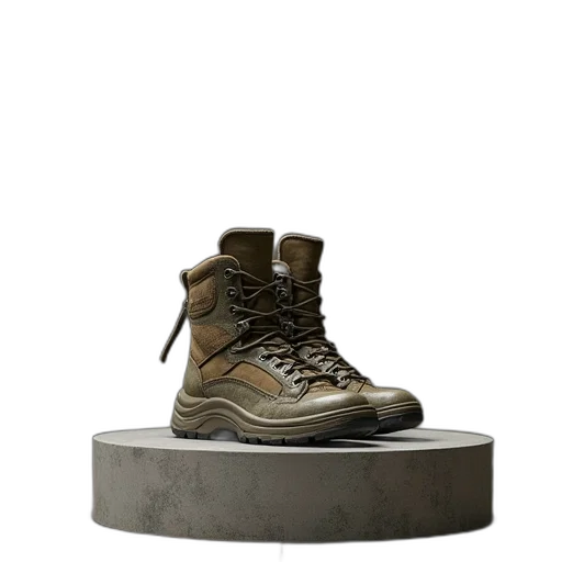shoes, weapon, 3d render, photorealistic transparent PNG cut-out