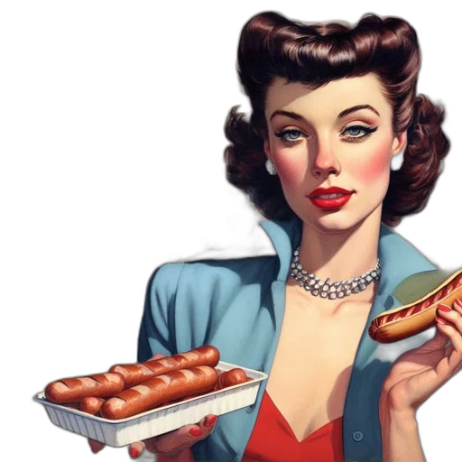food, photorealistic, concept art, comic book art transparent PNG cut-out