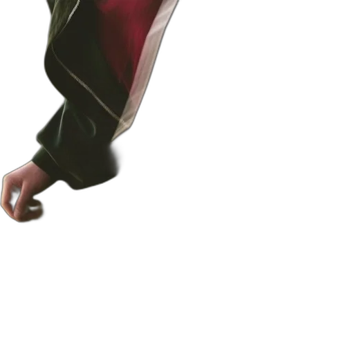 jacket, staff, face, weapon transparent PNG cut-out