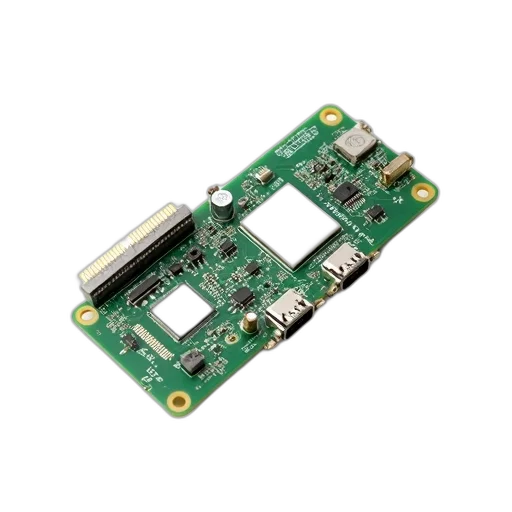 green, circuit, board, white transparent PNG cut-out