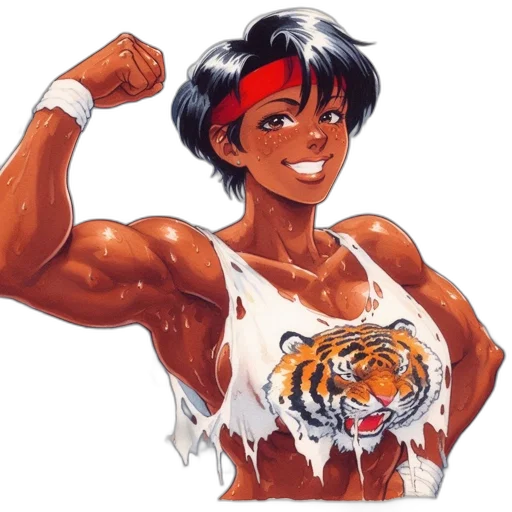 concept art, comic book art, anime, pixel art transparent PNG cut-out