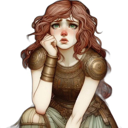 dress, face, fantasy art, concept art transparent PNG cut-out