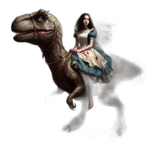 dragon, dress, creature, animal transparent PNG cut-out