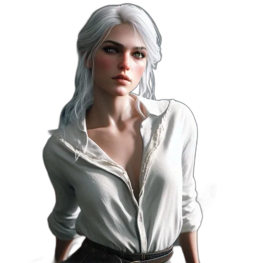 jacket, dress, staff, face transparent PNG cut-out