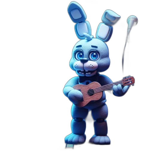 robot, animal, staff, 3d render transparent PNG cut-out