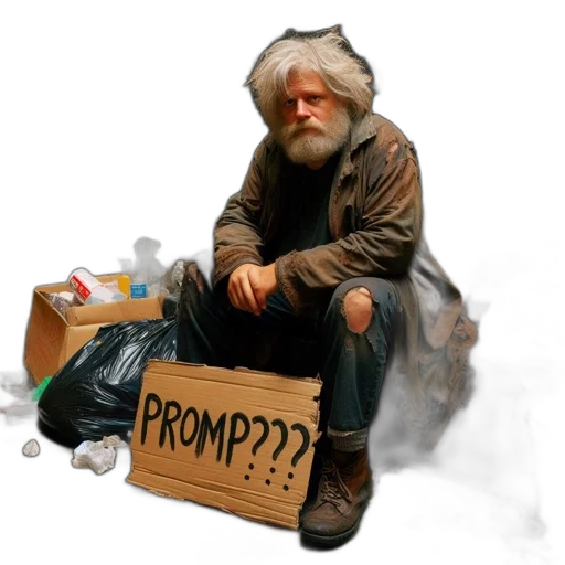 concept art, photorealistic, older, man transparent PNG cut-out