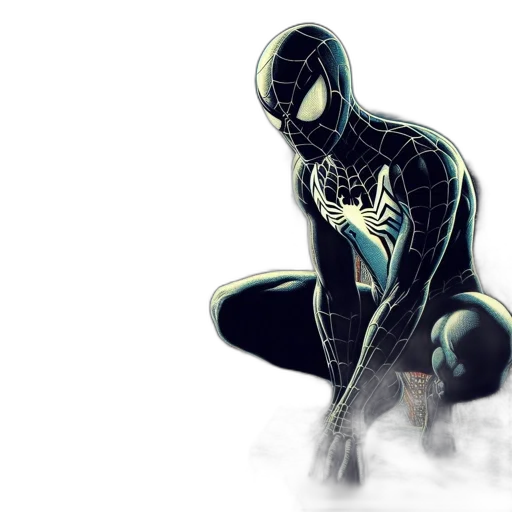 mask, comic book art, concept art, 3d render transparent PNG cut-out