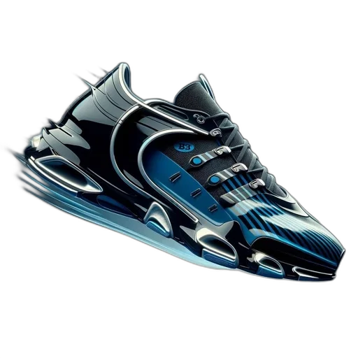 shoes, 3d render, photorealistic, innovative transparent PNG cut-out