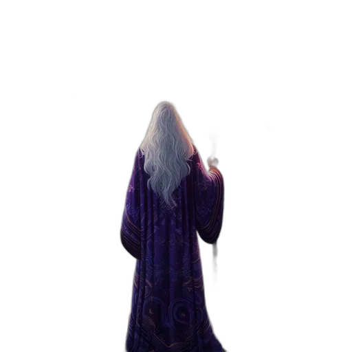 dress, hair, creature, sword transparent PNG cut-out