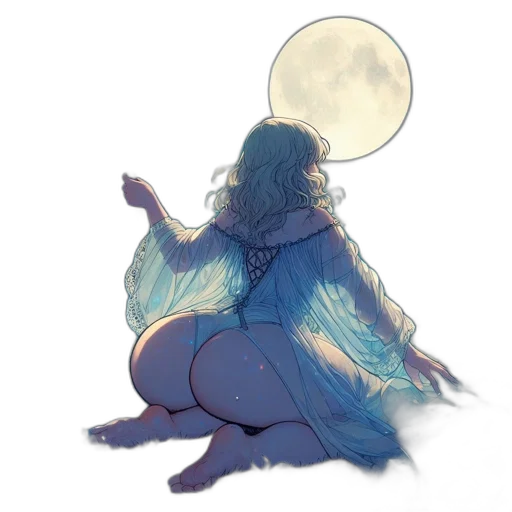 dress, jacket, creature, concept art transparent PNG cut-out