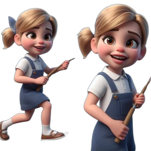 staff, face, 3d render, concept art transparent PNG cut-out