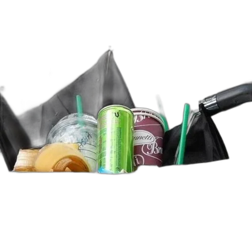 umbrella, bottle, food, staff transparent PNG cut-out