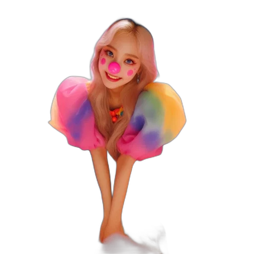 dress, umbrella, creature, flower transparent PNG cut-out