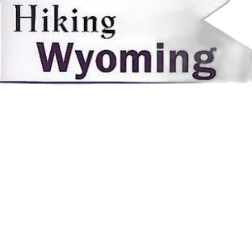 cover, hiking, wyoming, features transparent PNG cut-out