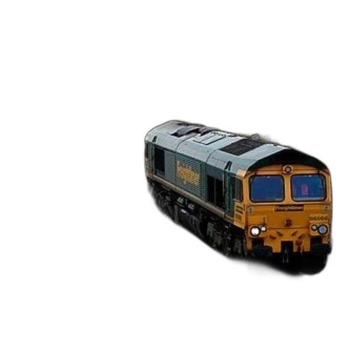 3d render, photorealistic, freight, train transparent PNG cut-out