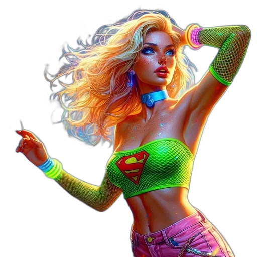 jewelry, dress, comic book art, fantasy art transparent PNG cut-out