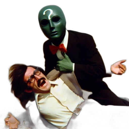 mask, creature, staff, robot transparent PNG cut-out
