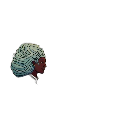 hair, mask, face, crown transparent PNG cut-out
