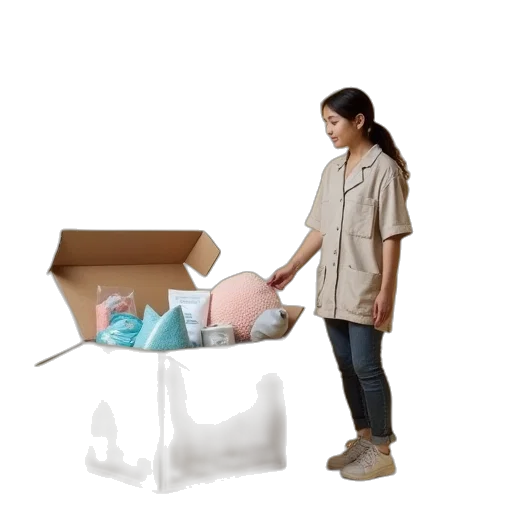 furniture, 3d render, concept art, person transparent PNG cut-out