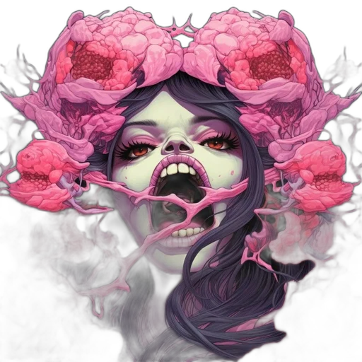 mask, face, crown, flower transparent PNG cut-out