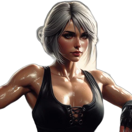 comic book art, concept art, fantasy art, photorealistic transparent PNG cut-out